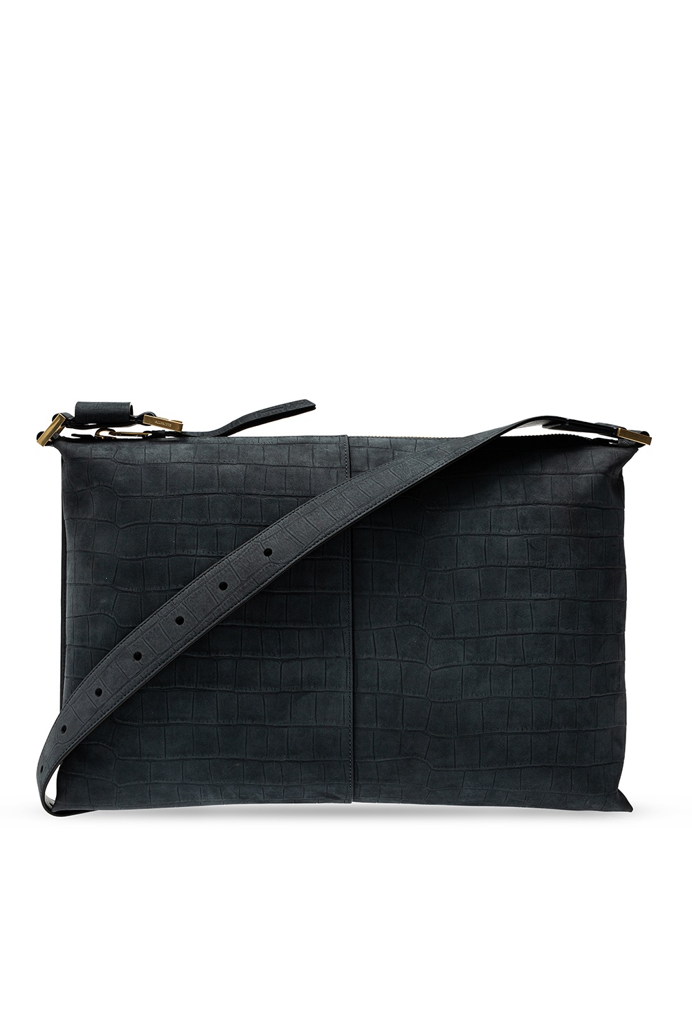 edbury suede shoulder bag